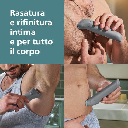 Multigroom Rasoio Corpo Philips Bg3485/15 Tripla Protezione