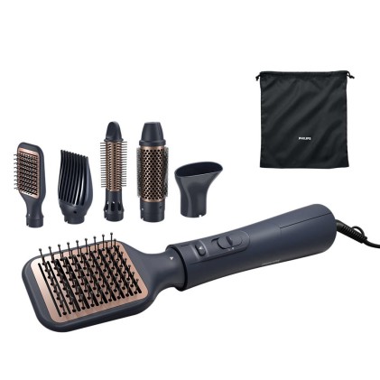 Philips Spazzola Styler Aria Kit 5 Accessori Ricci Lisci