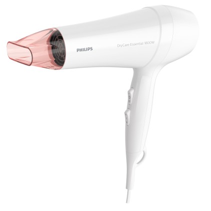 Philips Asciugacapelli Thermoprotec 1800W Bianco Con Beccuccio