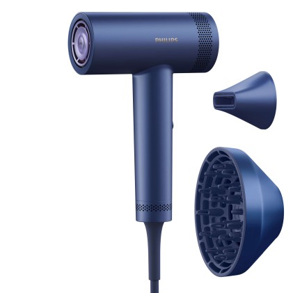 Philips Asciugacapelli Sense Iq 1400W Ioni Blue Motore Bdlc