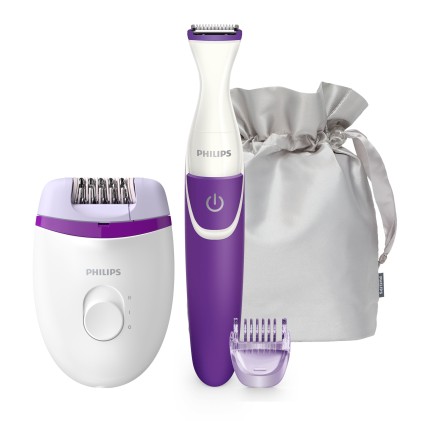 Philips Satinelle Essential Kit Epilatore + Rifinitore Bikini