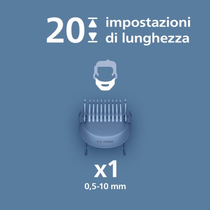 Beardtrimmer Series 3000 20 Lunghez Philips 0,5-10Mm