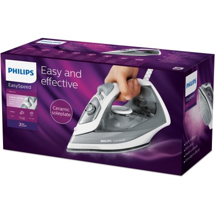 Ferro Da Stiro Philips Vapore 2000W Silycon Vapore100Gr Ceramica