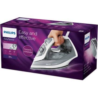 Ferro Da Stiro Philips Vapore 2000W Silycon Vapore100Gr Ceramica