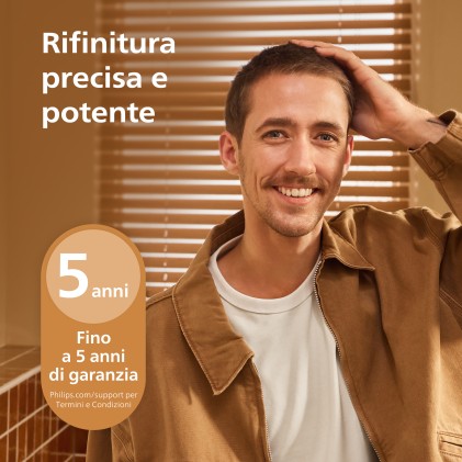 Tagliacapelli Philips  Serie 3000 Regolabarba 9 Impostazioni Step3Mm
