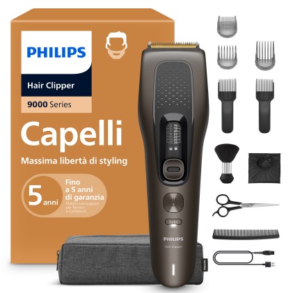 Tagliacapelli Series 95000 28Impost Philips Forbice Pettine Mantella