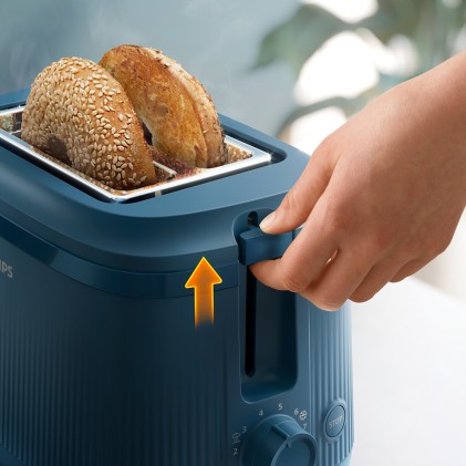 Philips Hd2511/70 Tostapane 3000 900W Blu Versione Senza Pinze