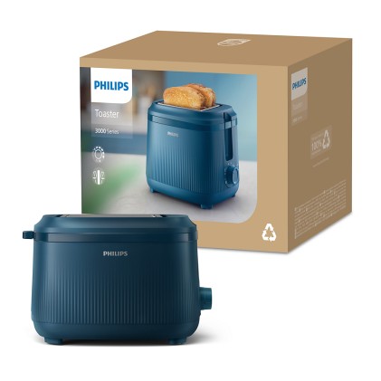 Philips Hd2511/70 Tostapane 3000 900W Blu Versione Senza Pinze