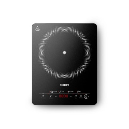 Philips Piastra Induzione Haloplate Hd5830/90 4 Preset 2000W 8 Livelli