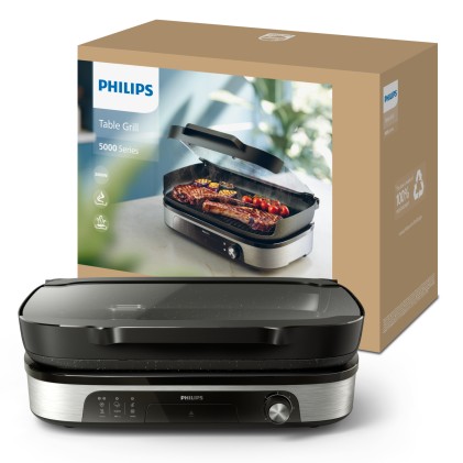 Philips Grill Da Tavolo Con Affumic Azione E Infusore Elettrico