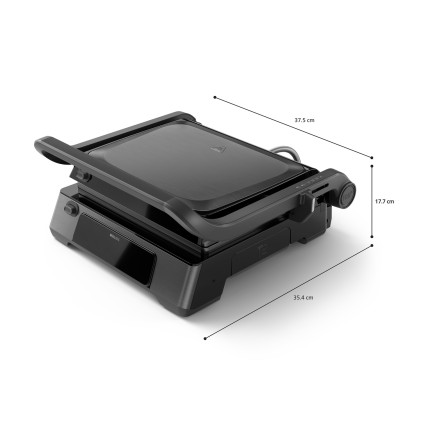 Philips Grill Elettronico Digitale 2000W Timer Sonda Termica 180?