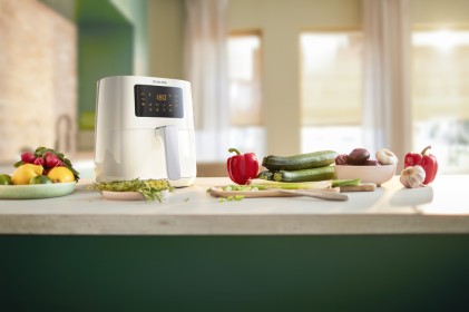 Friggitrice Ad Aria Multicooker  80 0Grammi New Lcd Display 4.1 White