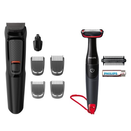 Philips Multigroom Bundle 2 Pezzi 6 In 1 Barba + Rifinitore Special