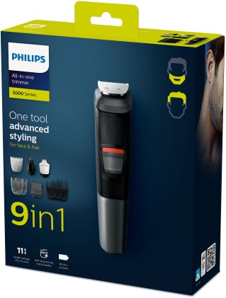 Philips Grooming Kit Serie 5000 Viso/Capelli  9 In 1.