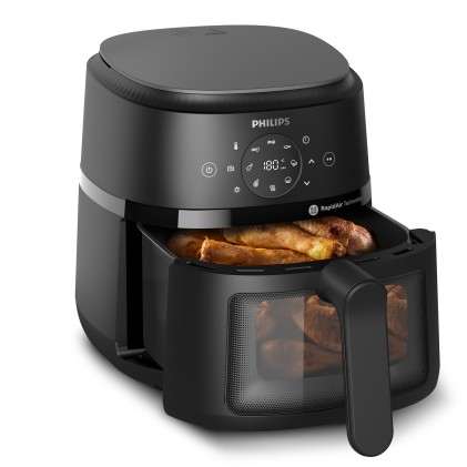 Friggitrice Ad Aria Multicooker 4.2 Litri 13 Programmi Finestra Black