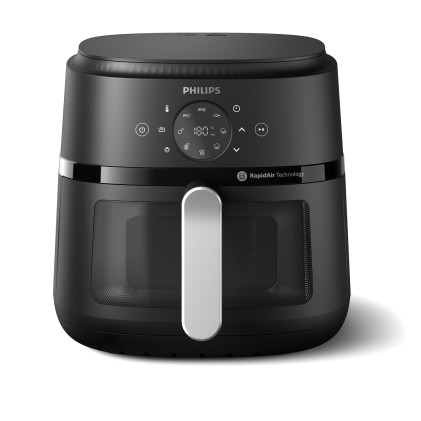 Friggitrice Ad Aria Multicooker Xl 6.2 Litri Con Finestra E Programmi