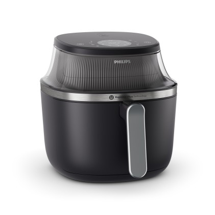 Friggitrice Ad Aria  Xxl Nera 7.2 Litri Con Finestra 16 Programmi