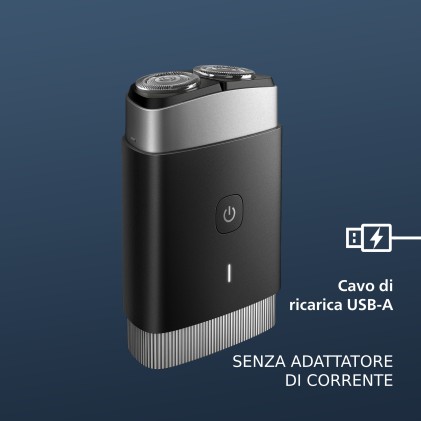 Philips Rasoio Travel Pq888/06 2 Testine