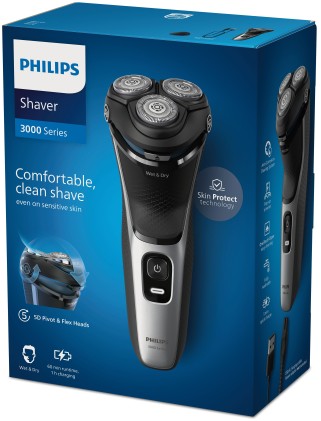 Philips Rasoio Elettrico  S3143/00 Ricaricabile Wet & Dry