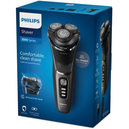Philips Rasoio Elettrico  S3343/13 Ricaricabile Wet & Dry