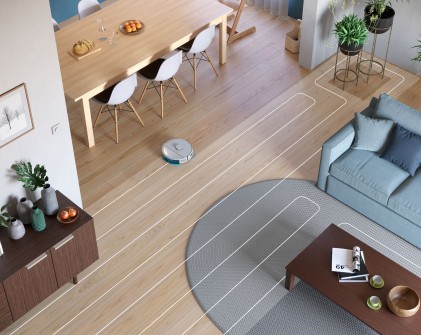 Aspirapolvere Robot  Xu3110 Aqua Aspira E Lava Con Serbatoio Bianco