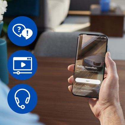 Aspirapolvere Robot Xu5100/10000Pa Aspira E Lava Con Svuotamento Autom