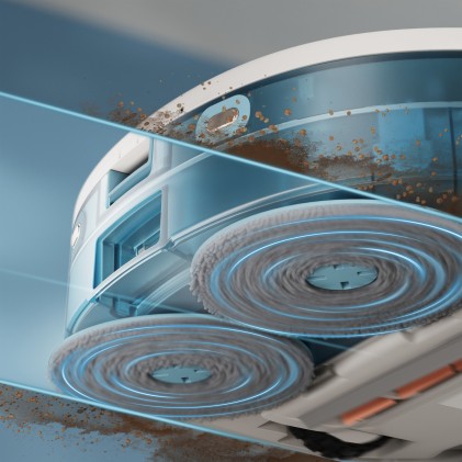 Aspirapolvere Robot Xu5100/10000Pa Aspira E Lava Con Svuotamento Autom