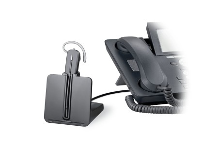 POLY CS540/A Auricolare Wireless A clip Ufficio Nero