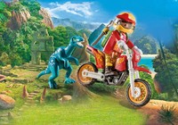 Playmobil MOTO DA CROSS E RAPTOR
