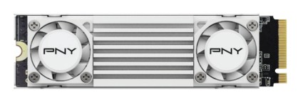 PNY CS3150 SSD M2 Disco rigido solido NVMe PCIe Gen5 x4 da 2 TB con dissipatore di calore, bianco