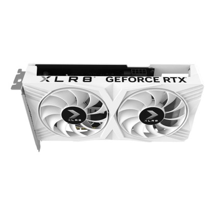 Scheda grafica PNY GeForce RTX 4060 OC XLR8 Verto Ed. Bianca 8 GB GDDR6 doppia ventola - PCIe 4.0, HDMI, DisplayPort