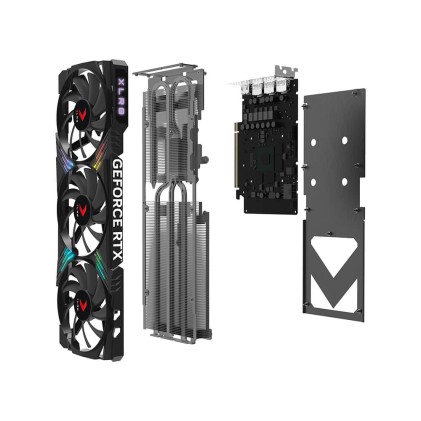 Scheda grafica PNY GeForce RTX 4060 Ti Verto XLR8 16 GB GDDR6 NVIDIA - Illuminazione EPIC-X - PCIe 4.0, HDMI, DisplayPort