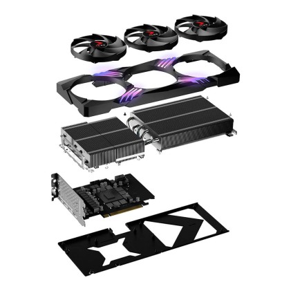 PNY GeForce RTX 4070 Ti SUPER 16GB OC XLR8 ARGB TF NVIDIA GeForce RTX 4070 Ti SUPER GDDR6X