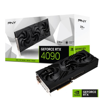 Vga Pny Rtx 4080 Verto Triple Fan Dlss 16Gb Ddr6X 256Bit 3*Dp/H 320W