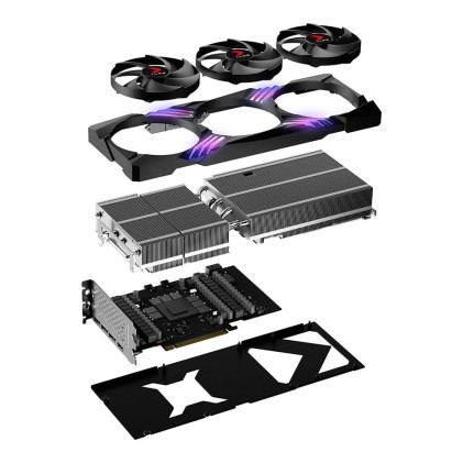 PNY GeForce RTX 4080 SUPER 16GB OC ARGB TF NVIDIA GeForce RTX 4080 SUPER GDDR6X