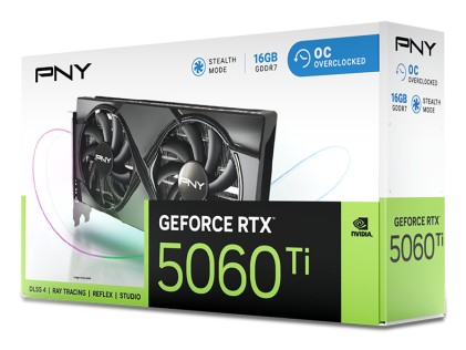 PNY GeForce RTX 5060 Ti OC NVIDIA 16 GB GDDR7