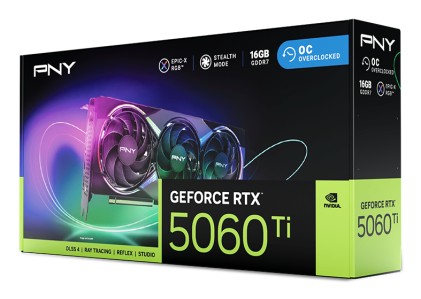 PNY GeForce RTX 5060 Ti EPIC-X RGB OC NVIDIA 16 GB GDDR7