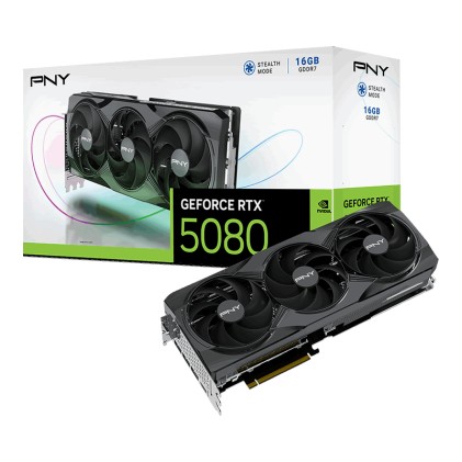 PNY GeForce RTX 5080 Triple Fan NVIDIA 16 GB GDDR7