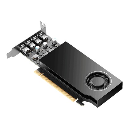 Pny Vga Quadro Rtx A400 4Gb, 4X Mini Dp, 3X Mdp To Dp Adapter, 1X Atx Bracket, Low Profile