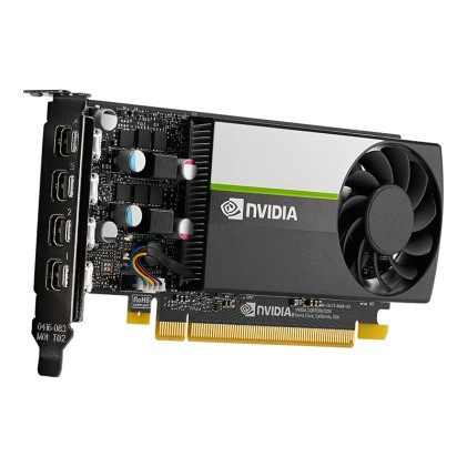 Pny Vga Quadro T1000 Low Profile 4Gb Gddr6, 4X Mini Dp, Oem Vers.