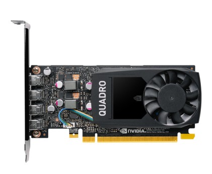 PNY VCQP1000DVIV2-PB scheda video NVIDIA Quadro P1000 V2 4 GB GDDR5