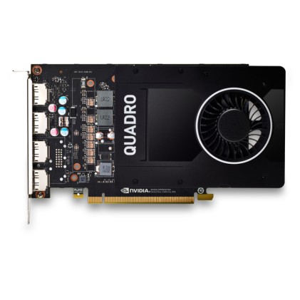 PNY NVIDIA Quadro P2200 PCI-Express 3.0 x16 5GB GDDR5X 160bit HDCP 2.2 and HDMI 2.0b support 4xDP 1.4