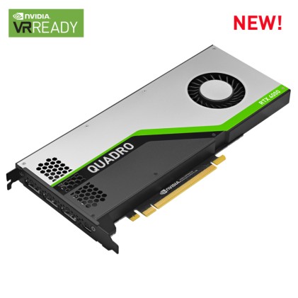 PNY Quadro RTX4000 PCI-Express x16 Gen 3.0 8GB GDDR6 256bit HDCP 2.2 HEVC and HDMI 2.0b support 3x DP 1.4 1x VirtualLink