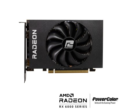 PowerColor AXRX 6400 4GBD6-DH scheda video AMD Radeon RX 6400 4 GB GDDR6