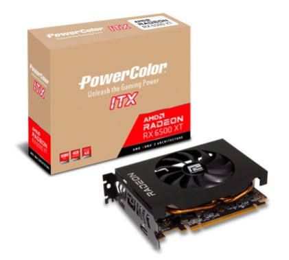 PowerColor AXRX 6500XT 4GBD6-DH scheda video AMD Radeon RX 6500 XT 4 GB GDDR6