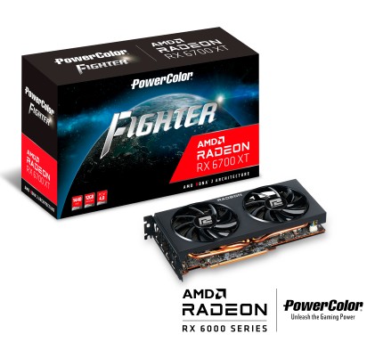 PowerColor AXRX 6700XT 12GBD6-3DH scheda video AMD Radeon RX 6700 XT 12 GB GDDR6 - RICONDIZIONATO