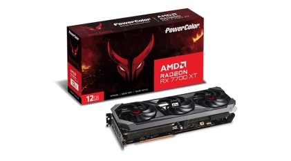 PowerColor Red Devil RX 7700 XT 12G-E/OC AMD Radeon RX 7700 XT 12 GB GDDR6
