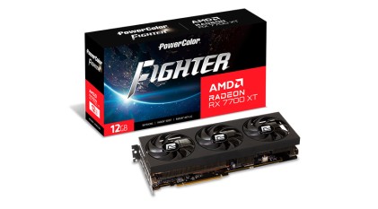 PowerColor RX 7700 XT 12G-F/OC AMD Radeon RX 7700 XT 12 GB GDDR6 - Ricondizionato