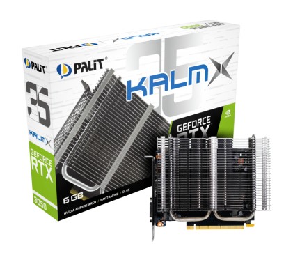 Palit GeForce RTX 3050 KalmX NVIDIA 6 GB GDDR6