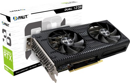 Palit NE63060019K9-190AD scheda video NVIDIA GeForce RTX 3060 12 GB GDDR6